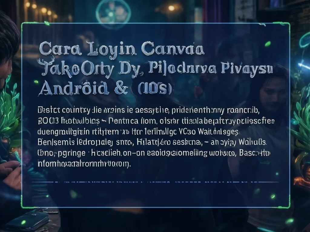 Panduan Login Canva di Telefon Pintar Android dan iOS